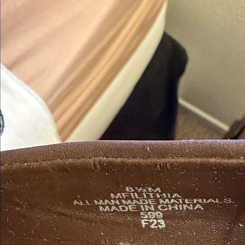 Marc Fisher Women’s Dark Brown Slip-On Loafers - Picture 8 of 9